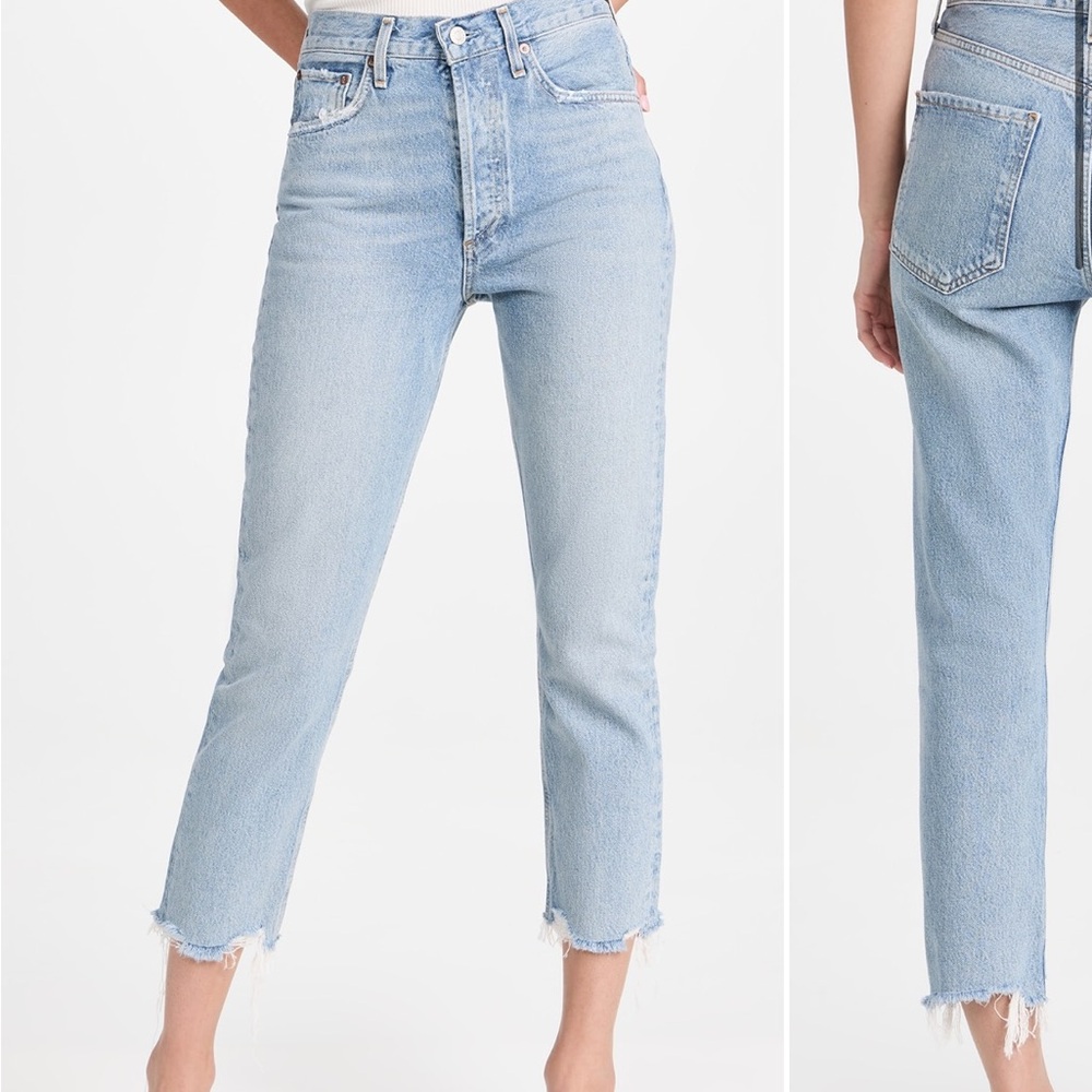 Agolde Riley Jeans Light Wash (curio) Jeans
